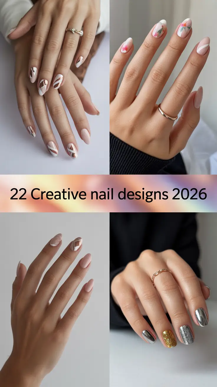 Creative Nail Designs 2026 – Fresh Ideas for Elegant and Trendy Nails