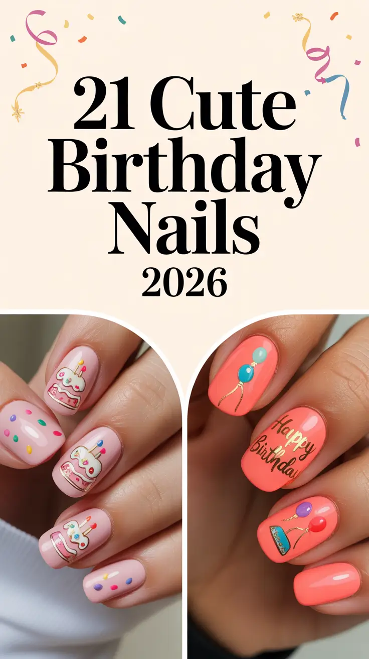 Cute Birthday Nails 2026: Trendy Designs, Inspo & Fresh Ideas for Every Celebration