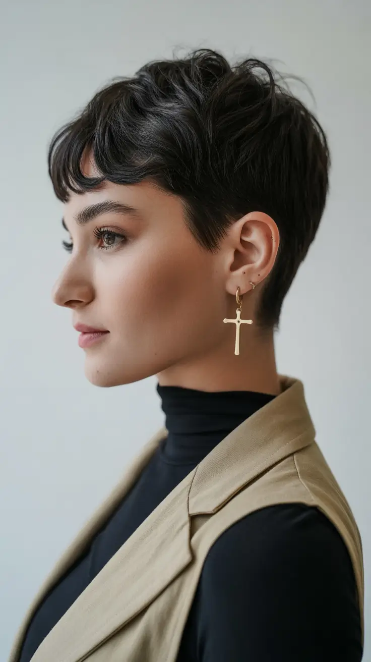 pixie-haircuts-Classic-Textured-Pixie-with-Layered-Fringe