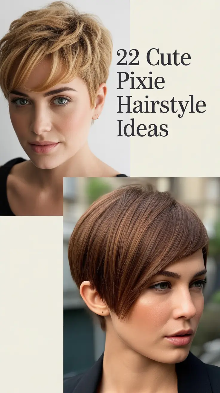 Cute Pixie Hairstyle Ideas 2026: Modern, Messy & Short Haircuts for Sassy Women
