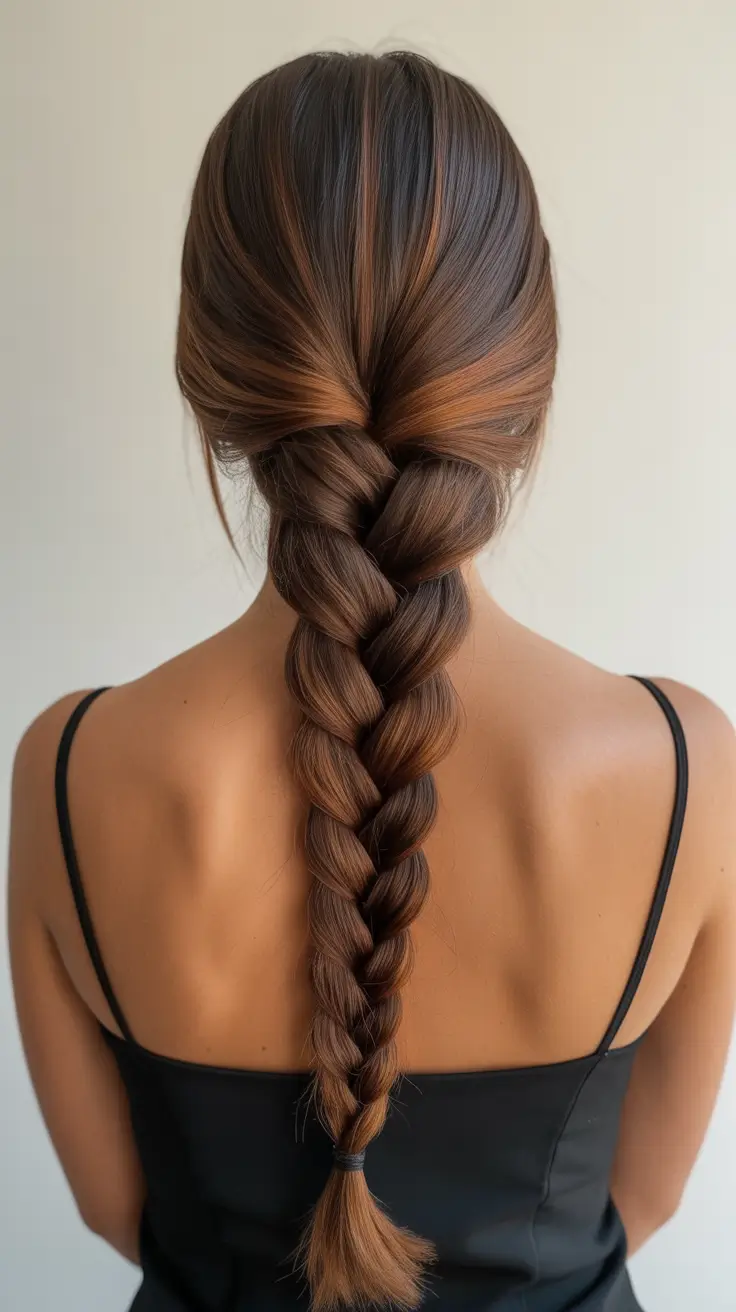 Easy braided hairstyles 2026 Low Loose Braid Elegance