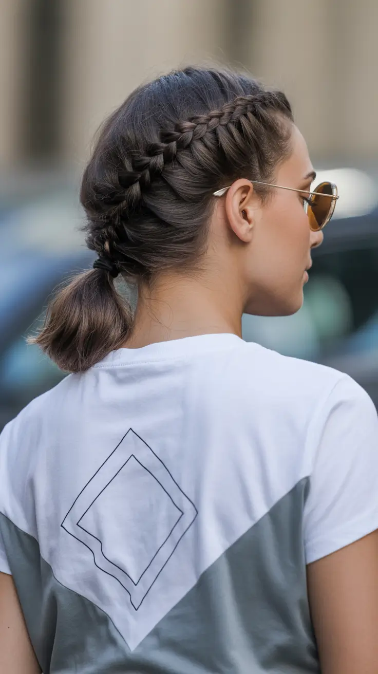 Easy braided hairstyles 2026 Side Dutch Twist Pony