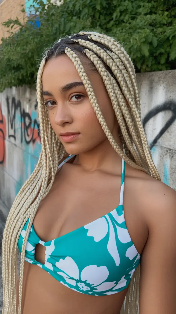 Easy braided hairstyles 2026 Beachy Blonde Fulani Braids