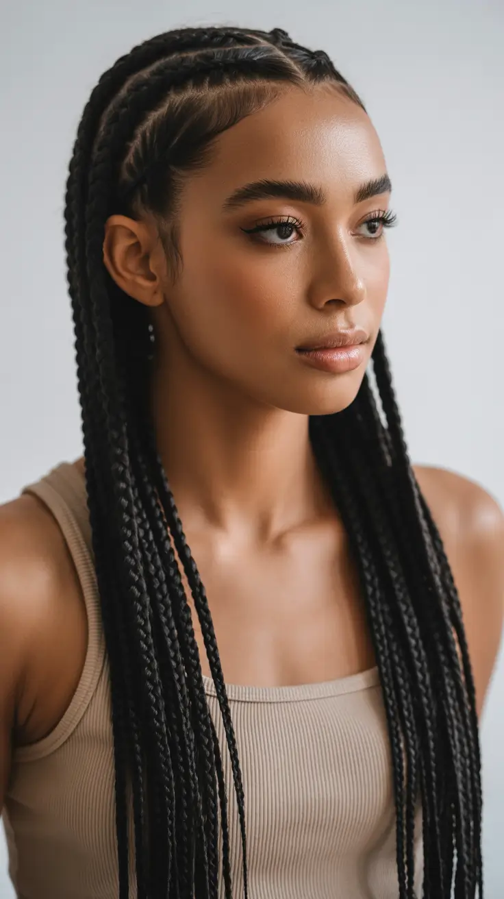 Easy braided hairstyles 2026 Feed-In Precision Cornrows