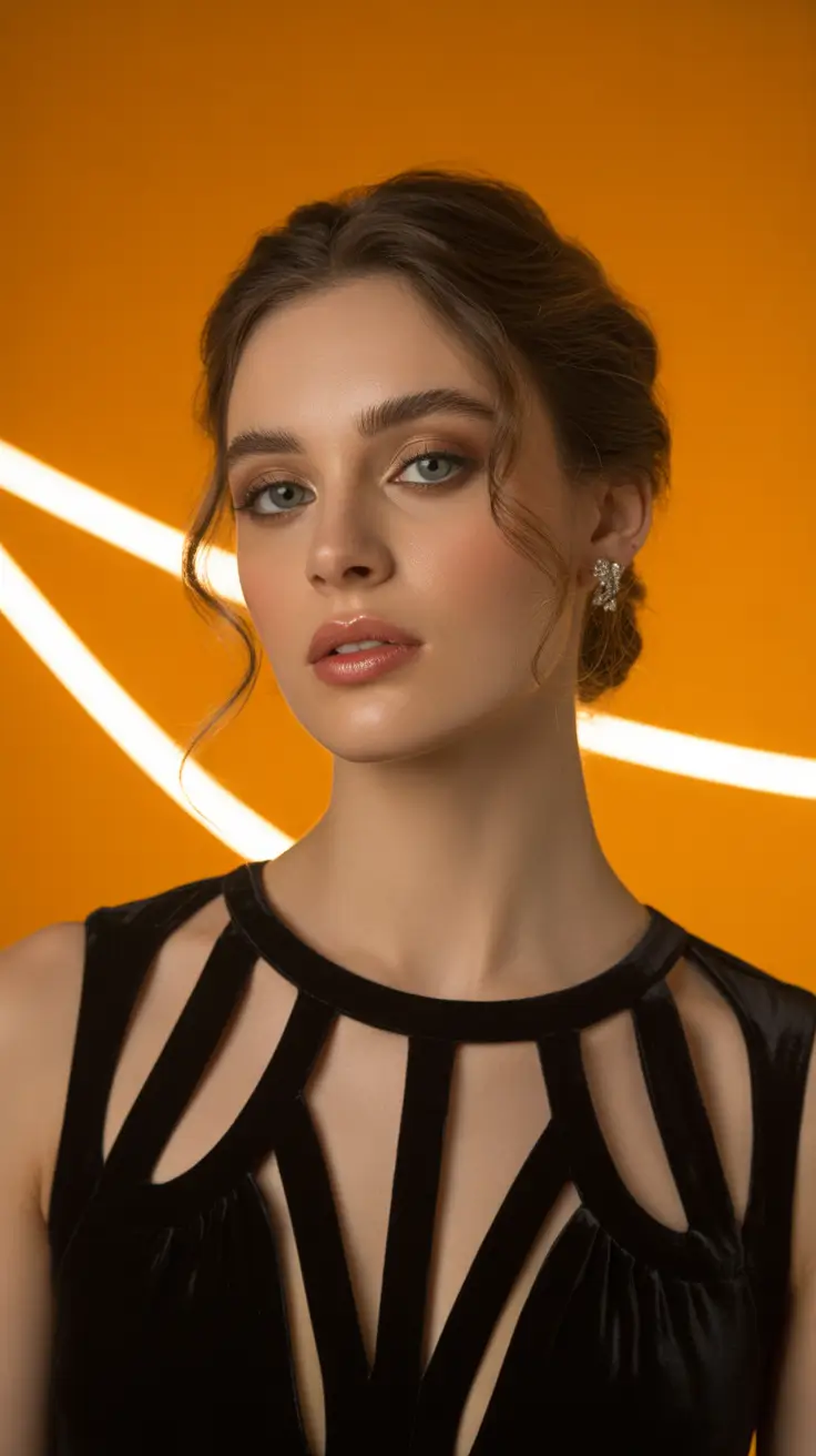 Chic half up half down looks 2026 - Soft Elegant Half Up Volume