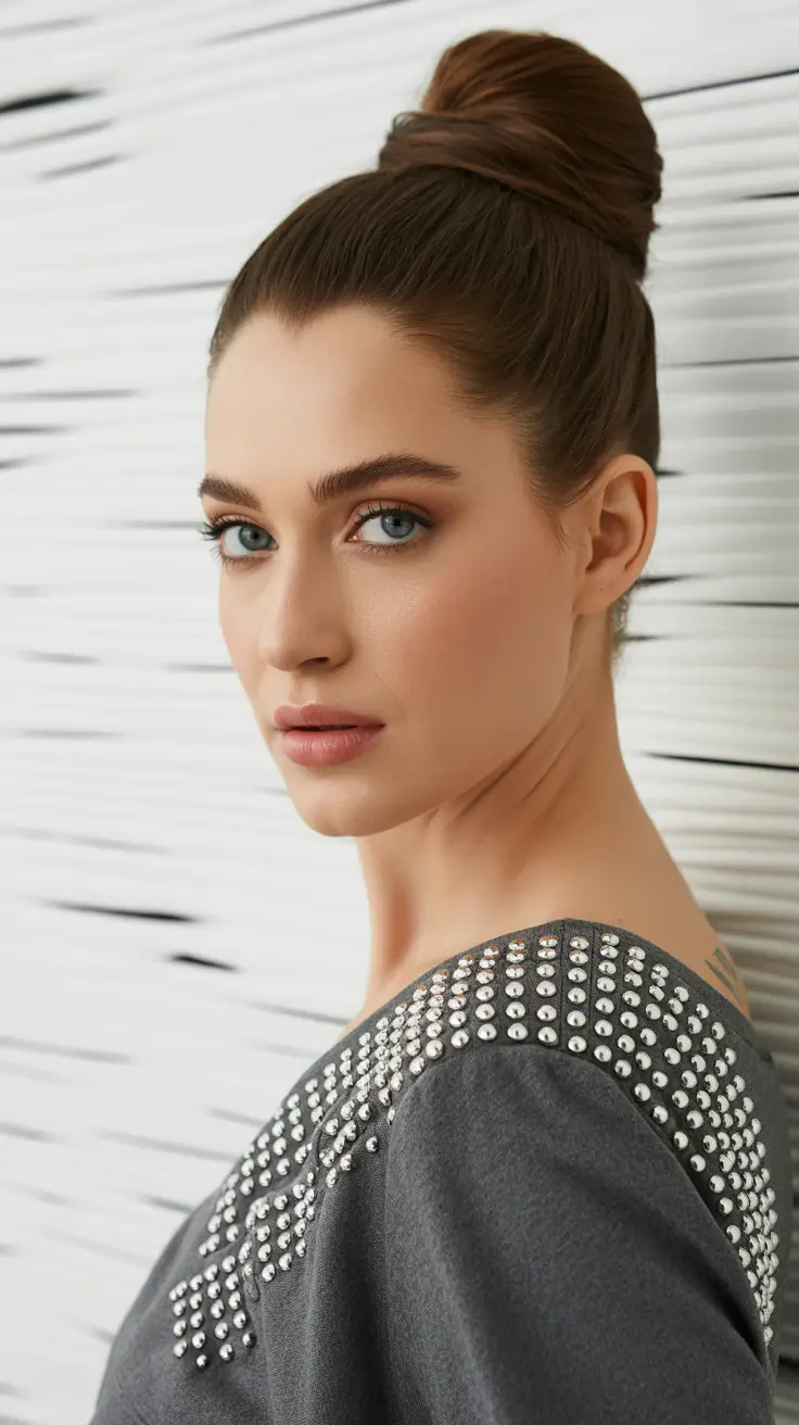 Chic half up half down looks 2026 - Elevated Sleek Half Up Twist