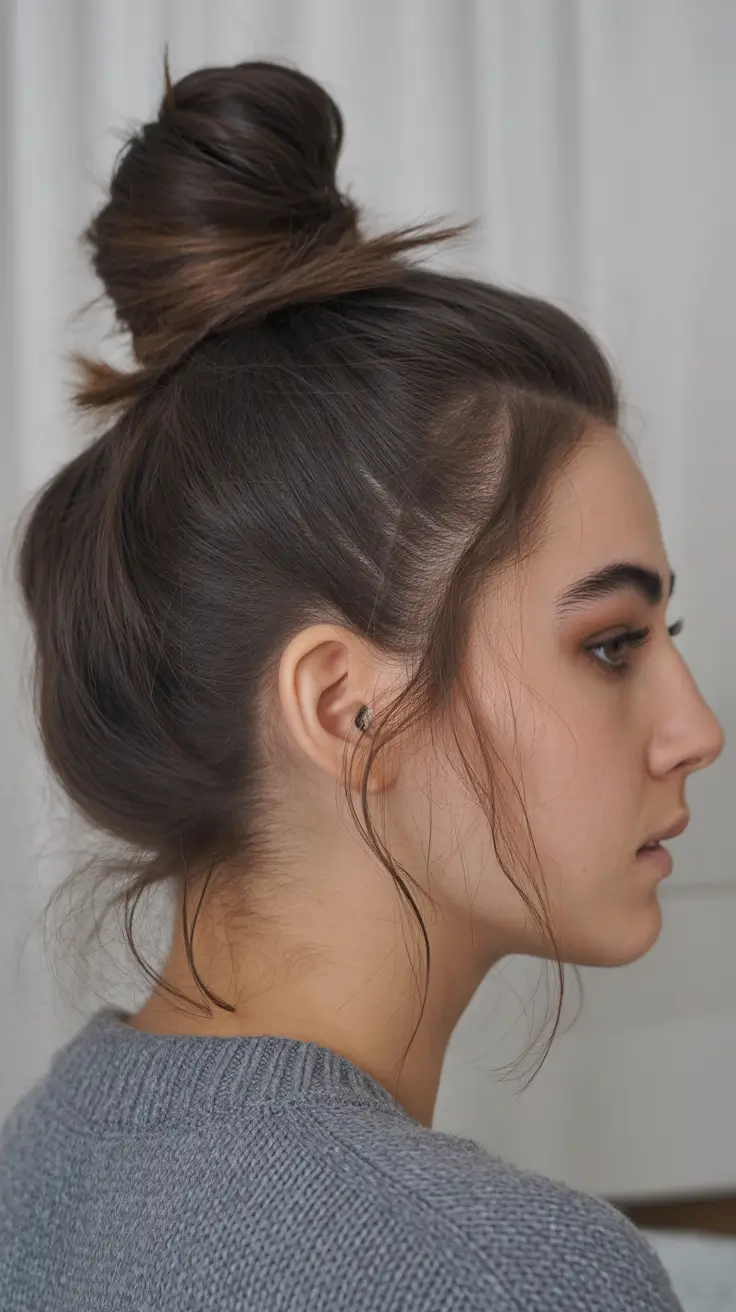 Chic half up half down looks 2026 - Relaxed Crown Lift With Soft Strands