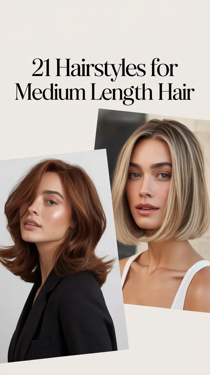 Hairstyles for Medium Length Hair 2026: Cute, Simple & Trend-Forward Ideas with Layers