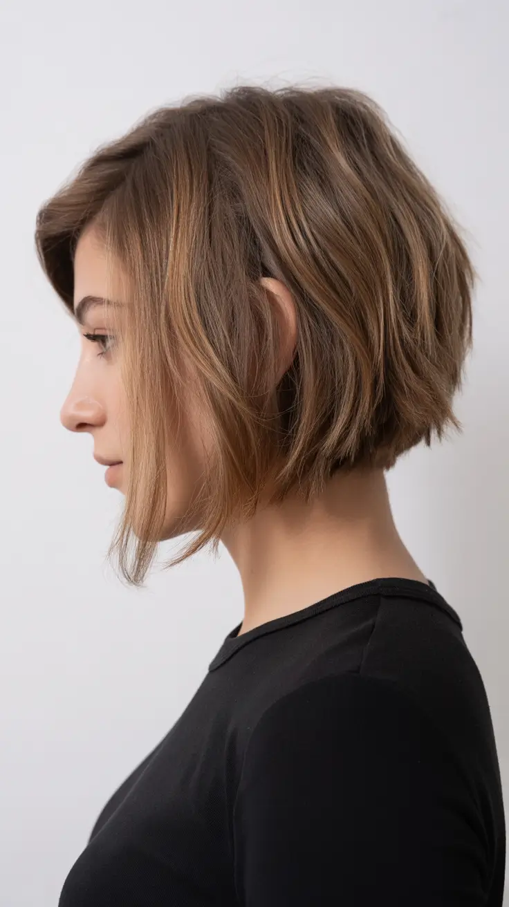 Latest hairstyle inspiration 2026 Soft Textured Bob With Natural Volume