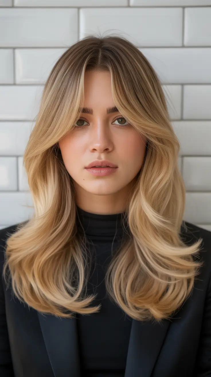 Latest hairstyle inspiration 2026 Long Layers With Curtain Bangs