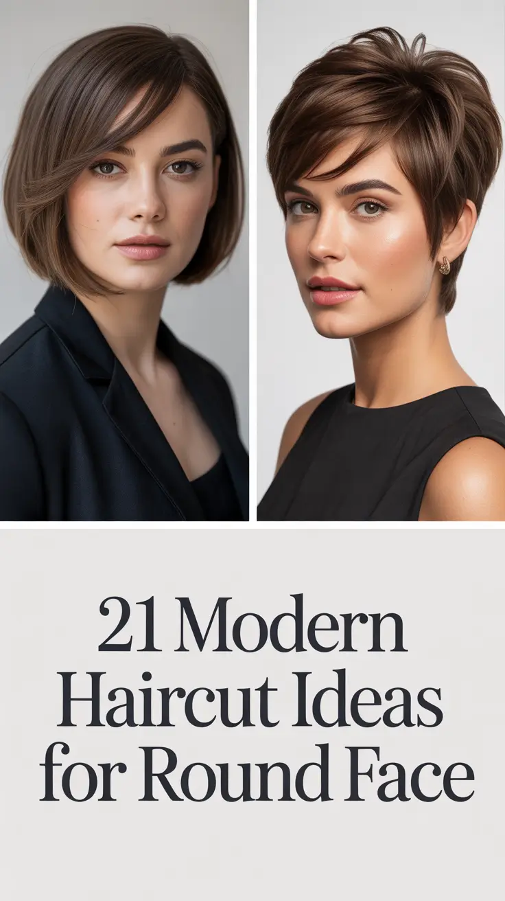 Modern Haircut Ideas for Round Face 2026: Chic Bob, Bangs & Layered Styles to Try This Year