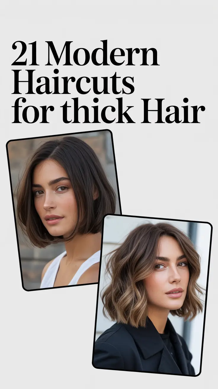 Modern Haircuts for Thick Hair 2026: Fresh Layered Trends for Women