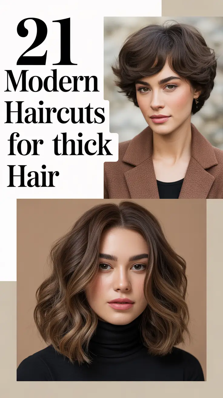 Modern Haircuts for Thick Hair 2026: Fresh Layered Trends for Women
