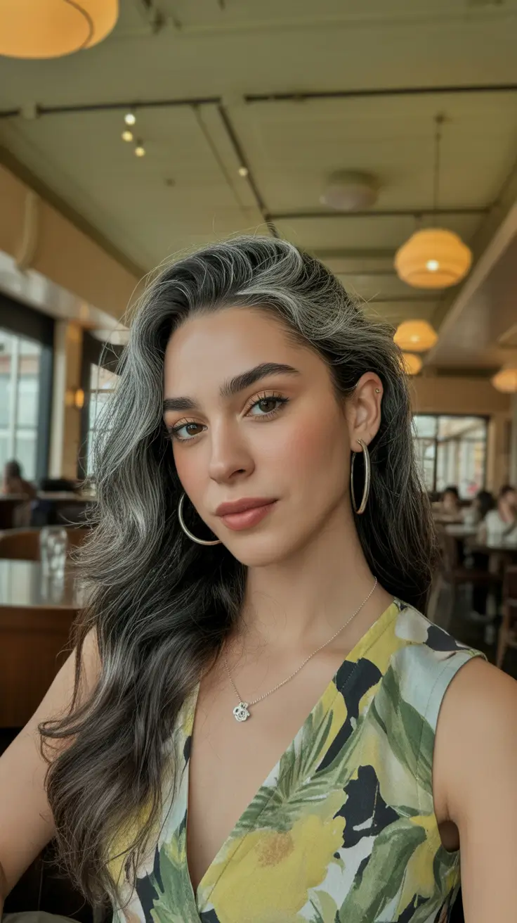 Modern haircuts for women over 40 2026 Silver Dimensional Waves