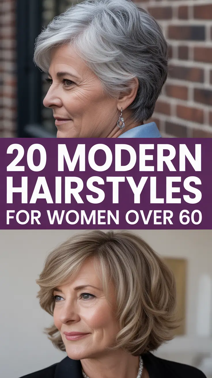 Modern Hairstyles for Women Over 60 2026: Elegant Bobs, Pixies & Chic Cuts to Try This Year