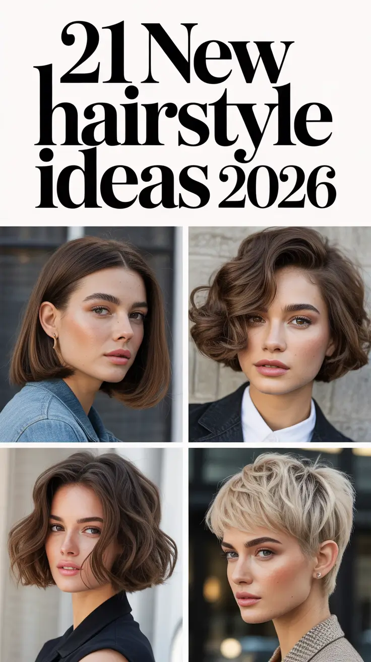 New Hairstyle Ideas 2026: Cute & Easy Looks for Every Hair Length