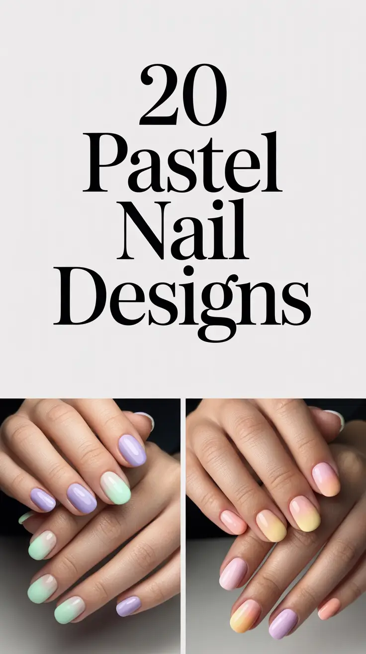 Pastel Nail Designs 2026: Trendy Spring-Summer Ideas in Soft Colors