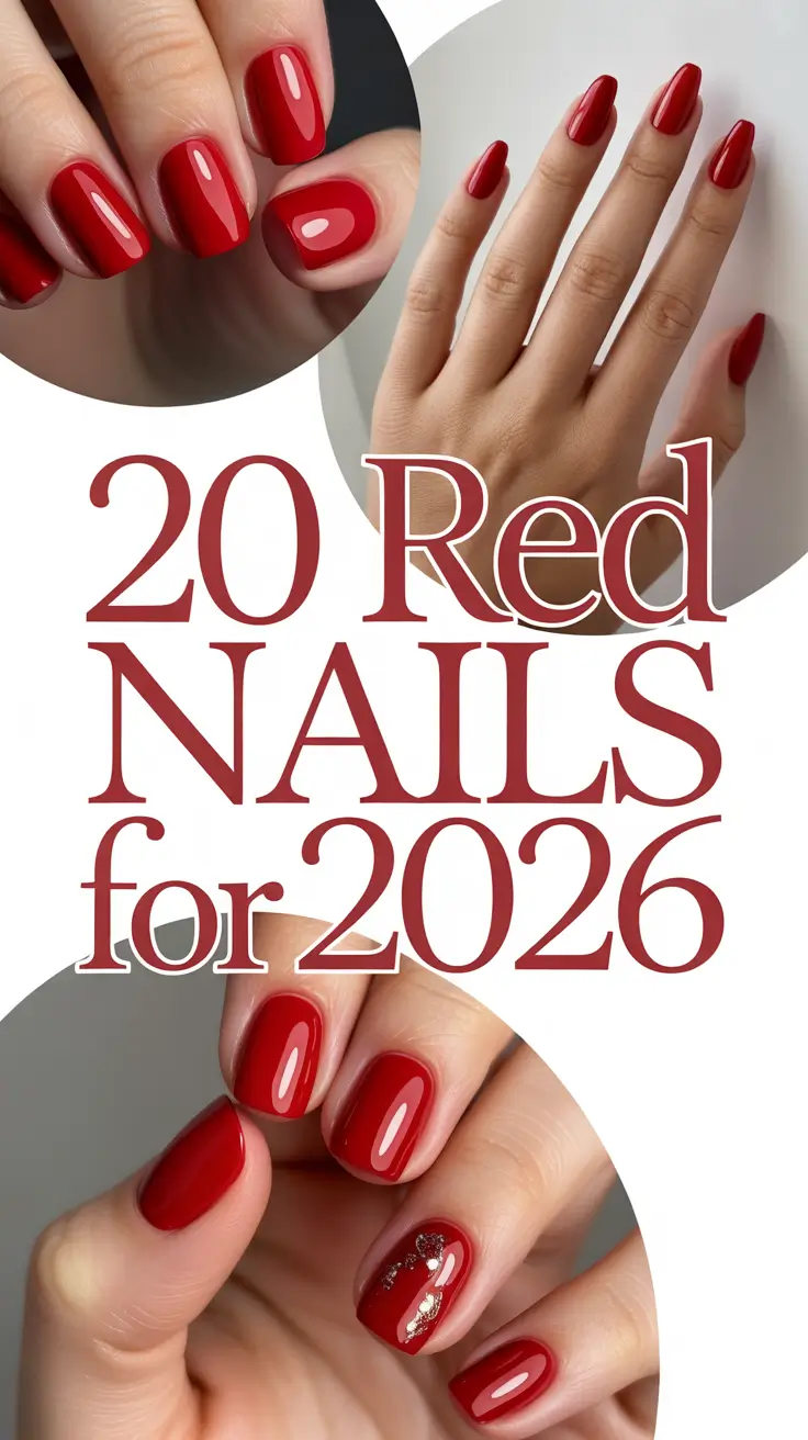 Red Nails for 2026: Stunning Aesthetic Designs, Inspiration, and Fresh Ideas for the New Year