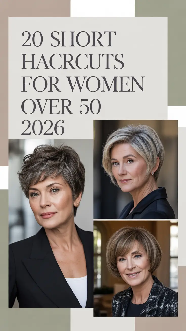 Short Haircuts for Women Over 50 2026: Chic, Layered, and Effortless Styles to Try Now