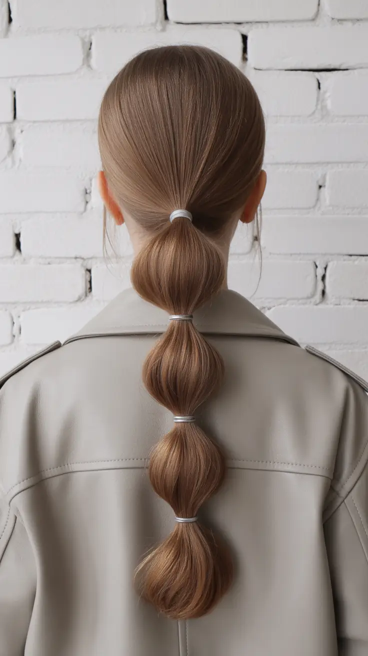 Simple hairstyle for 2026 - Bubble Ponytail With Smooth Segments