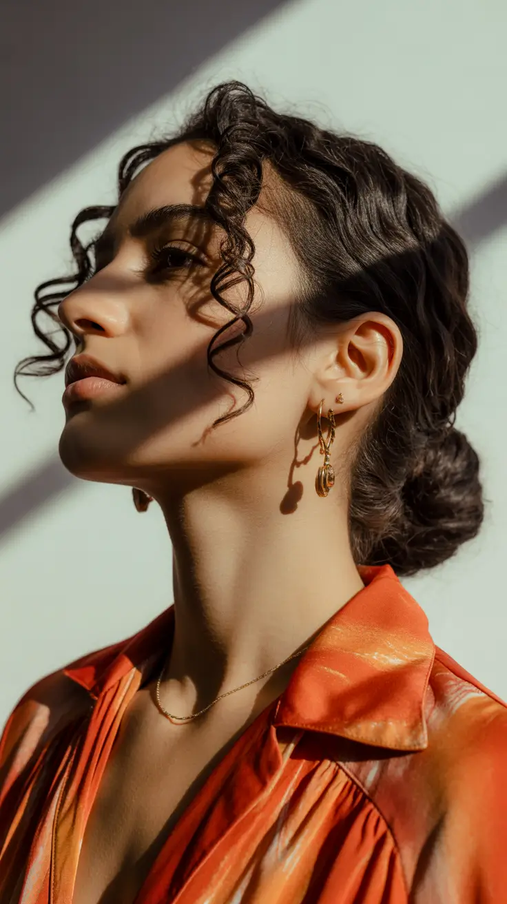 Simple hairstyle for 2026 - Low Textured Bun With Face-Framing Curls