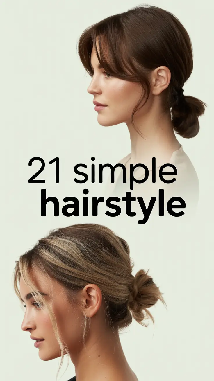 Simple hairstyle for 2026: Cute & Easy Hairstyle Ideas for Medium Length Hair