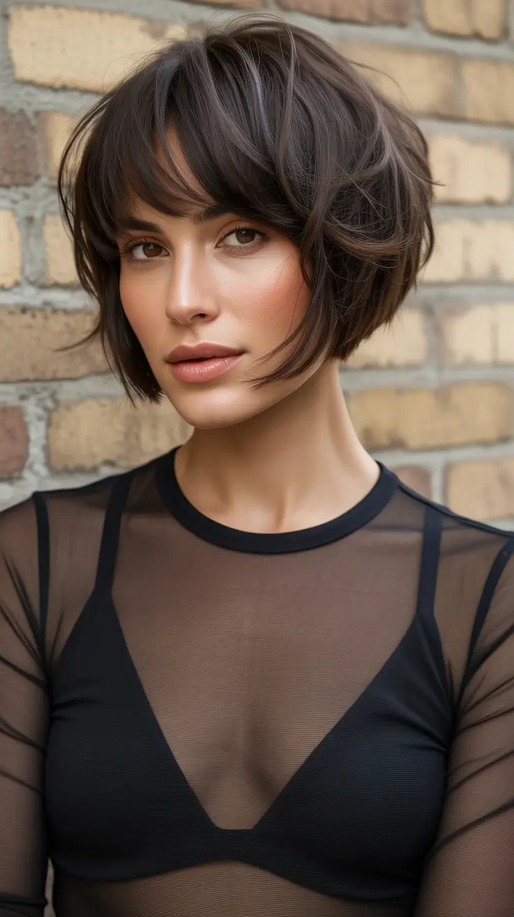 Stylish bob haircuts for women 2026 - Wild Texture: The Shaggy Layered Bob