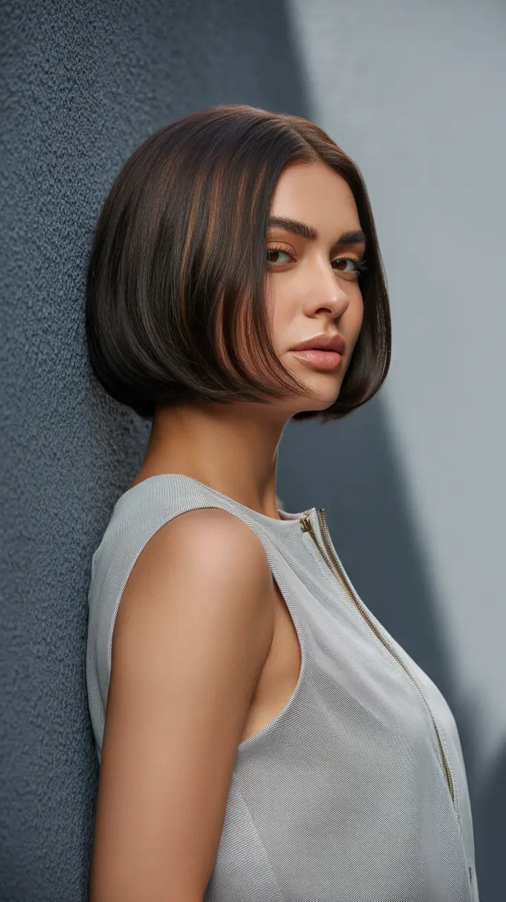Stylish bob haircuts for women 2026 - Classic Revival: The Italian Stacked Bob