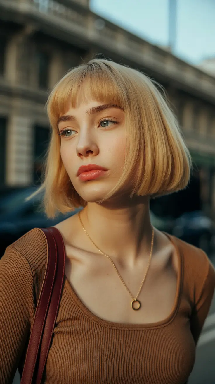 Parisian Micro Bob Stylish Haircut Trends 2026