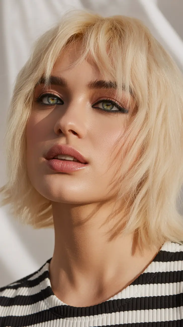 Edgy Blonde Shag Stylish Haircut Trends 2026