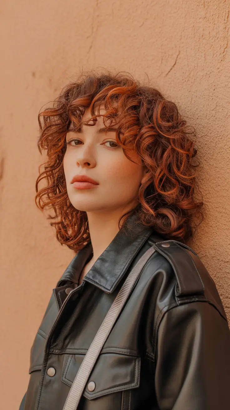 Copper Curly Shag Stylish Haircut Trends 2026