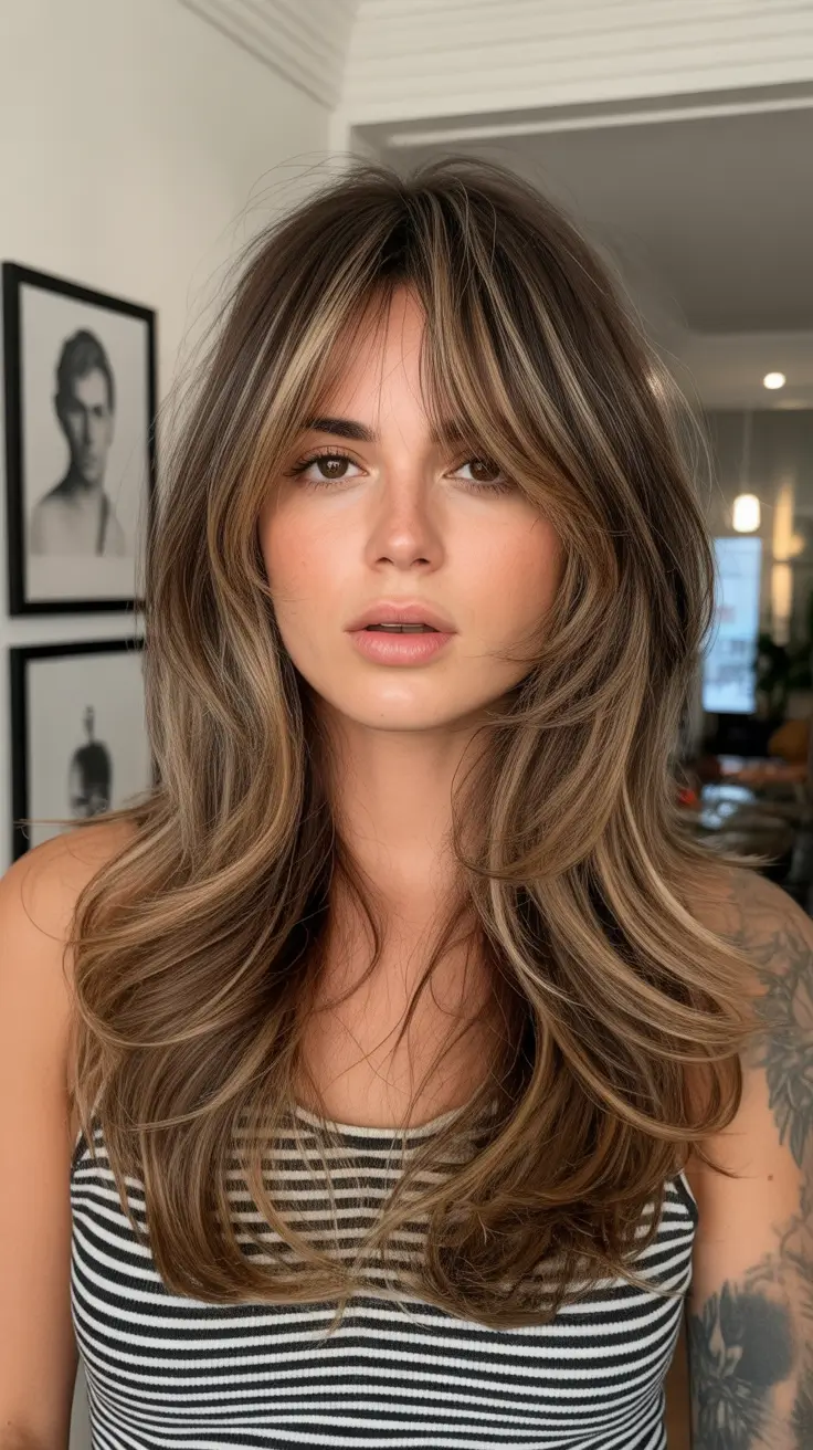 Long Layered Butterfly Glow Stylish Haircut Trends 2026