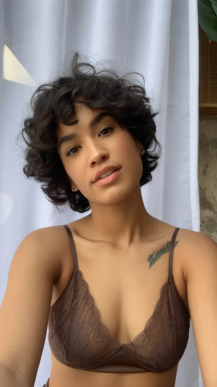 Playful Short Curls Stylish Haircut Trends 2026