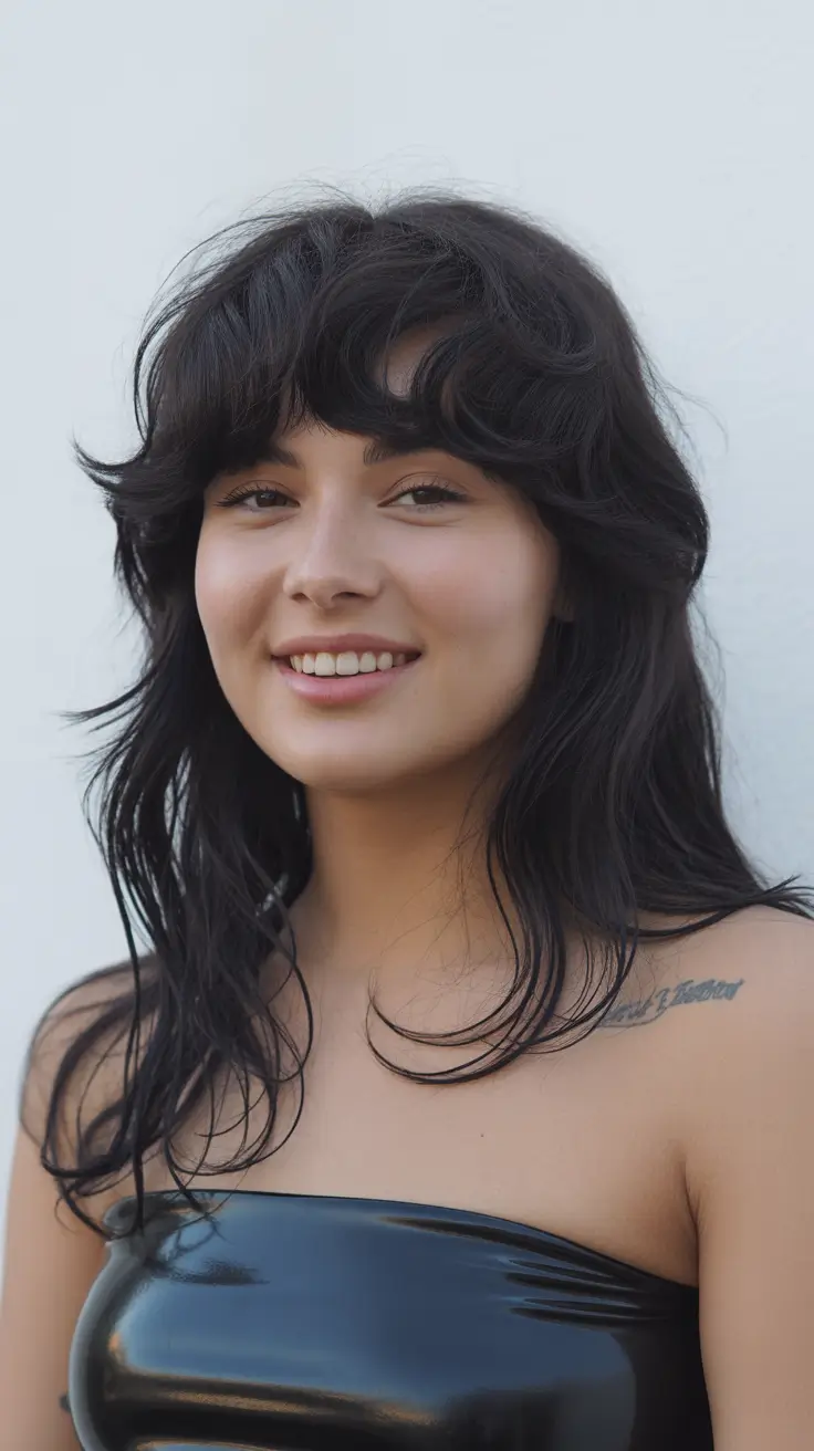 Modern Long Shag with Bangs Stylish Haircut Trends 2026