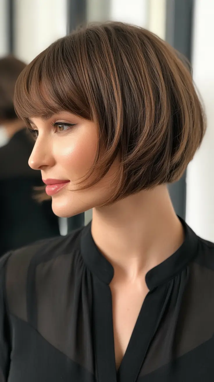 Rounded Bob with Soft Layers Stylish Haircut Trends 2026