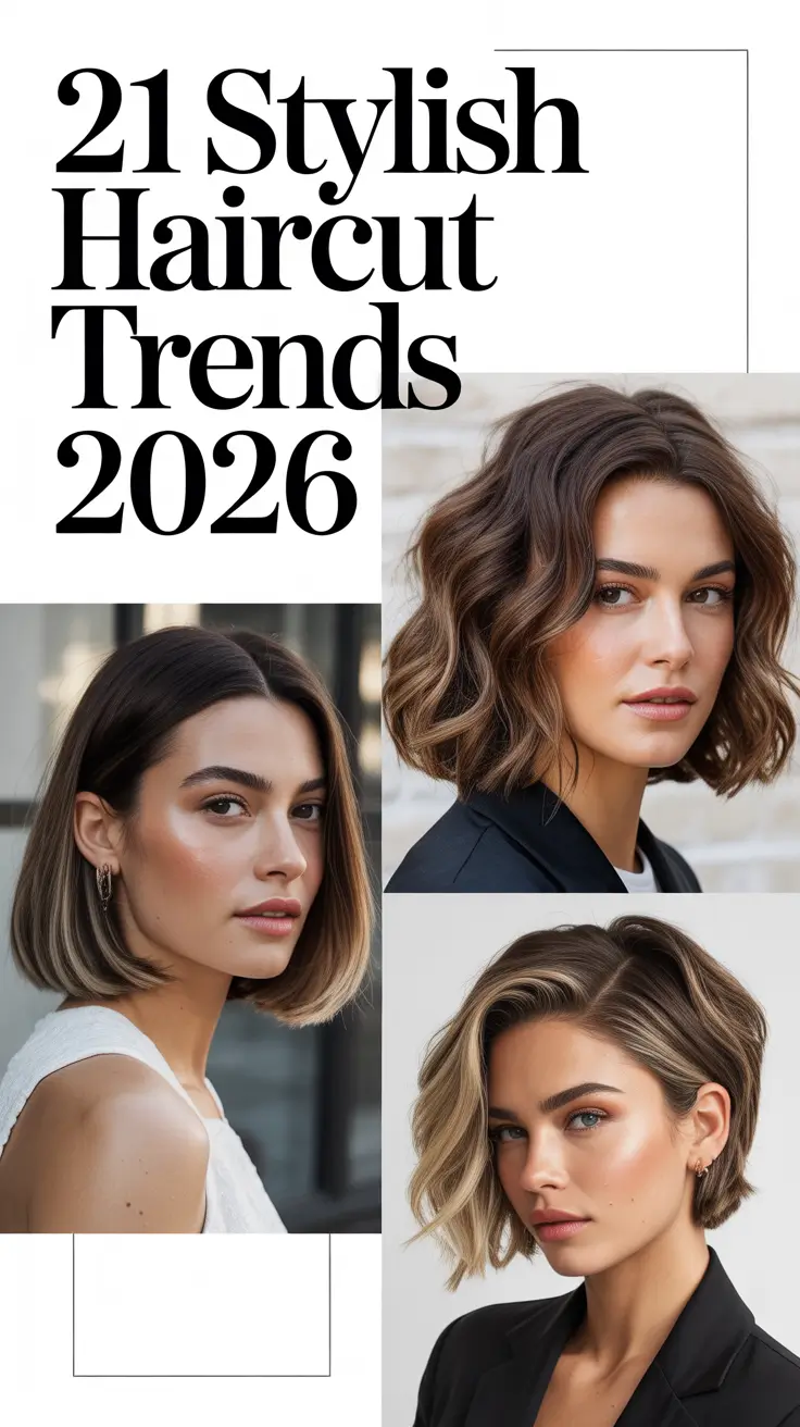 Stylish Haircut Trends 2026: Fresh Haircut Ideas and Layered Looks for Every Woman