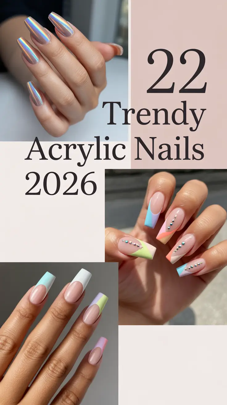 Trendy Acrylic Nails 2026: Fresh Designs and Stylish Ideas for Every Girl
