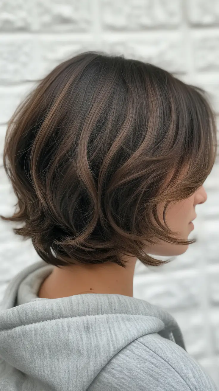 choppy bob haircuts 2026 Rounded Bob with Layered Movement