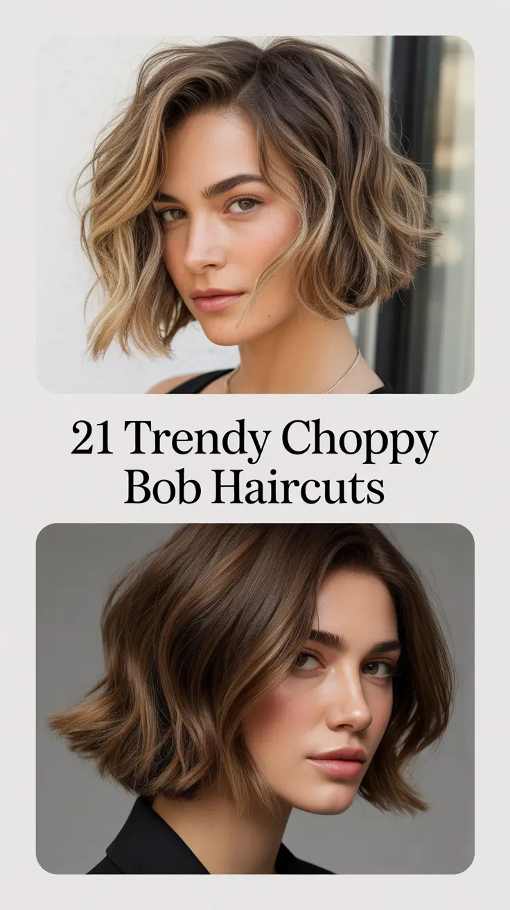 Trendy Choppy Bob Haircuts 2026: Modern, Textured & Effortlessly Chic Looks for Every Woman