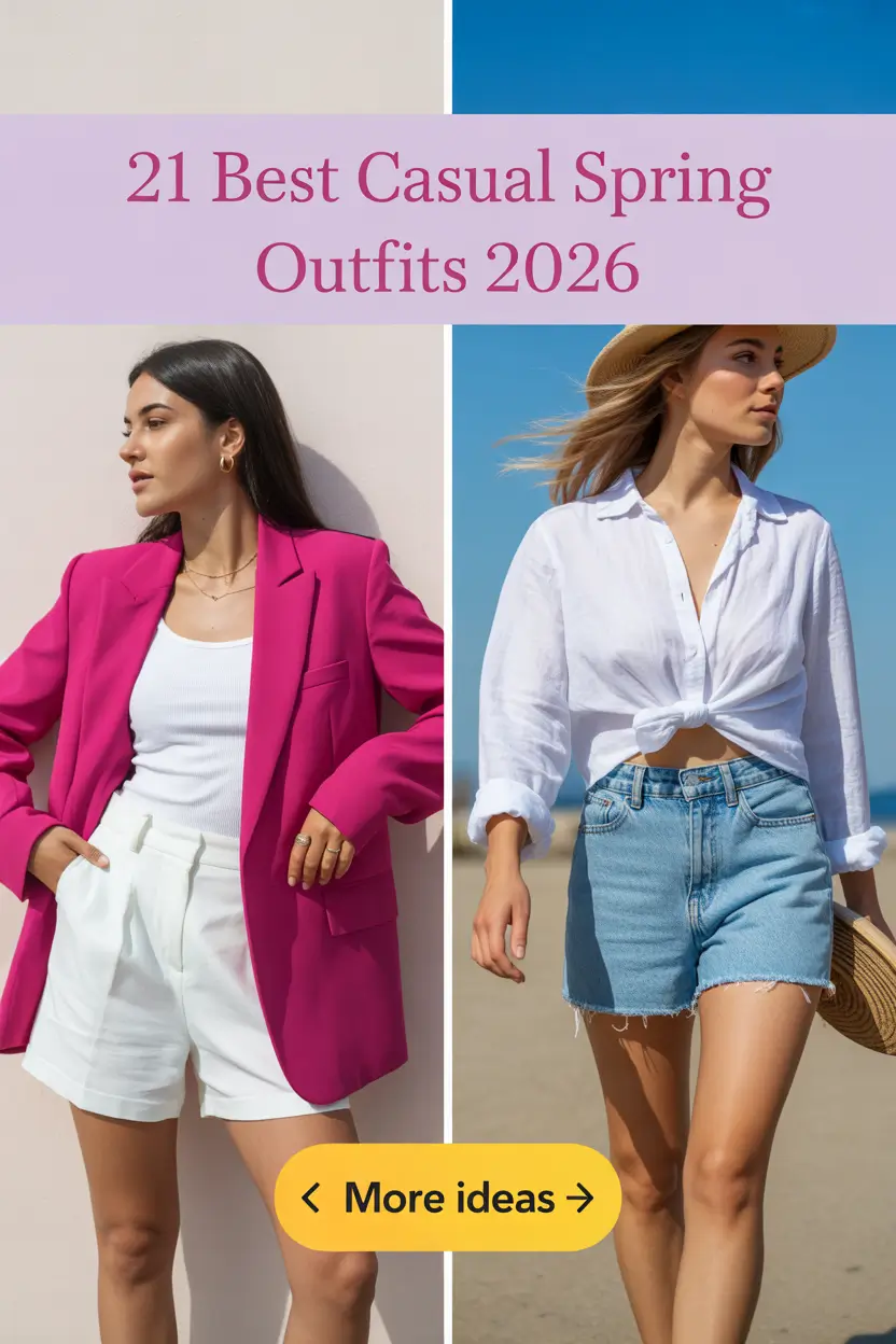 Best Casual Spring Outfits 2026: Chic & Comfy Inspo for Women