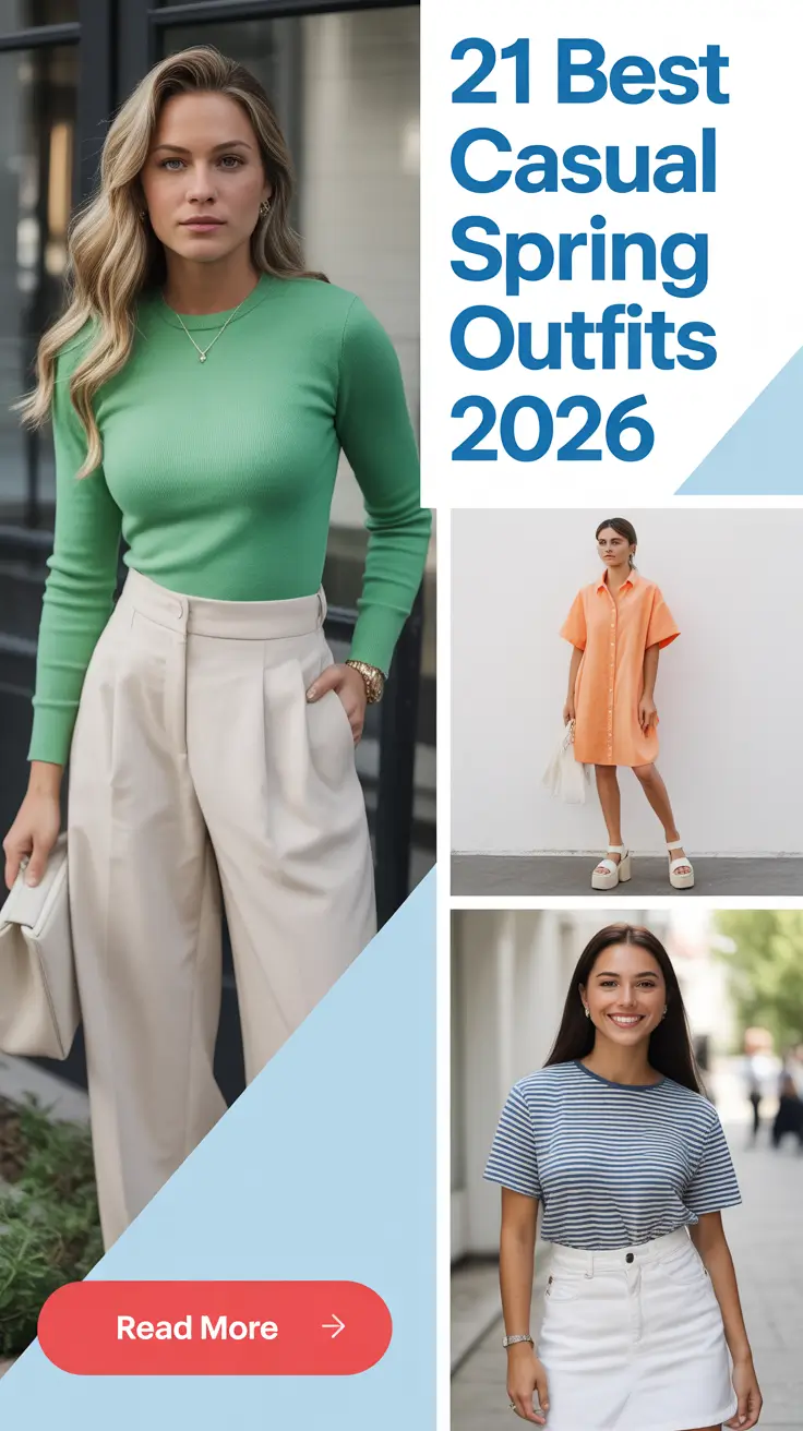 Best Casual Spring Outfits 2026: Chic & Comfy Inspo for Women