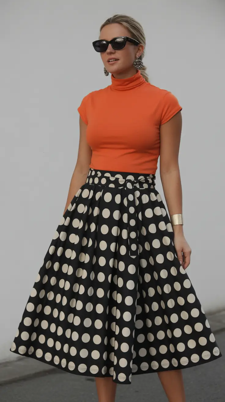 spring birthday outfits 2026 Retro Polka Dots with a Modern Spring Twist