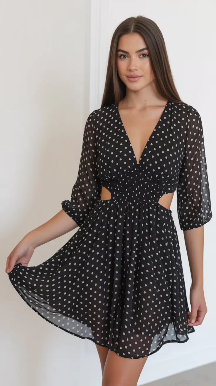 best spring dress outfits 2026-Playful-Polka-Dots-with-a-Modern-Twist
