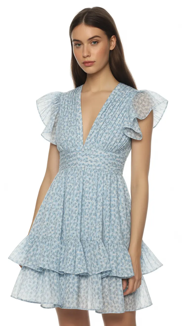 best spring dress outfits 2026-Soft-Blue-Flutter-Layers-for-a-Lighthearted-Spring-Mood