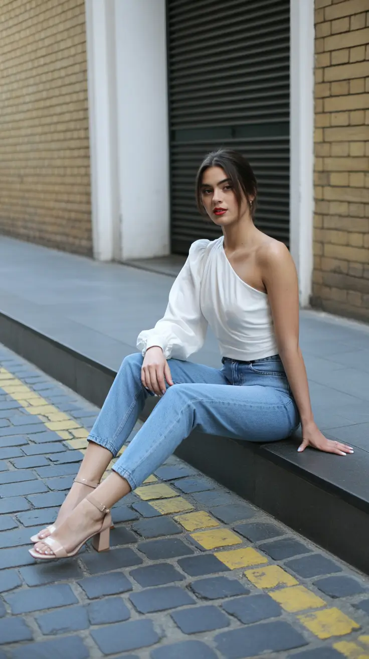 best spring fashion outfits 2026 - Asymmetry and Effortless Denim Chic