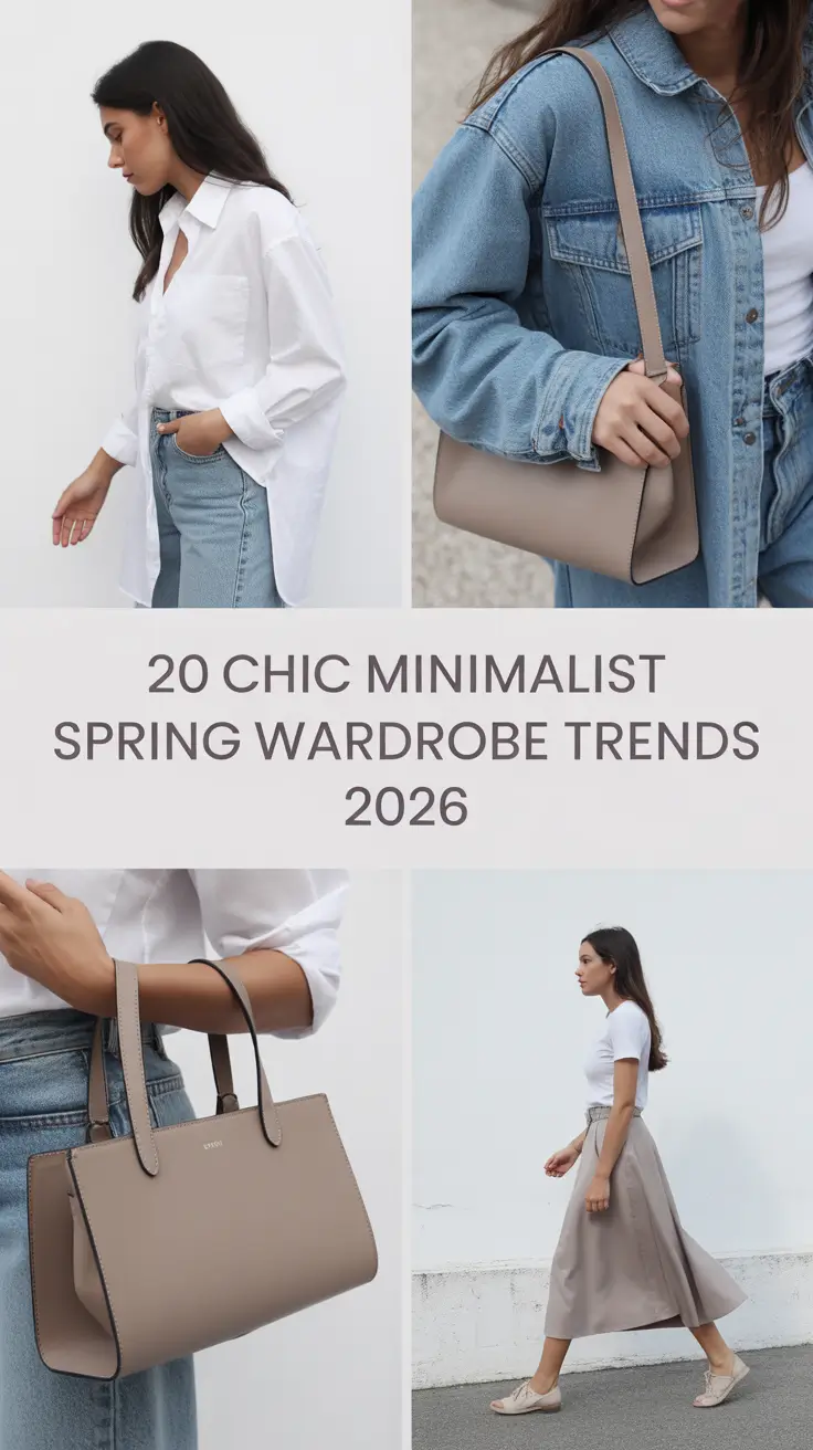 Chic Minimalist Spring Wardrobe Trends 2026: Bright Capsule Essentials for the New Season