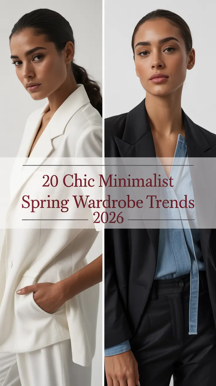 Chic Minimalist Spring Wardrobe Trends 2026: Bright Capsule Essentials for the New Season
