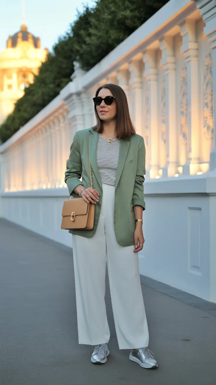 2026 Sage Green Softness with Timeless Stripes