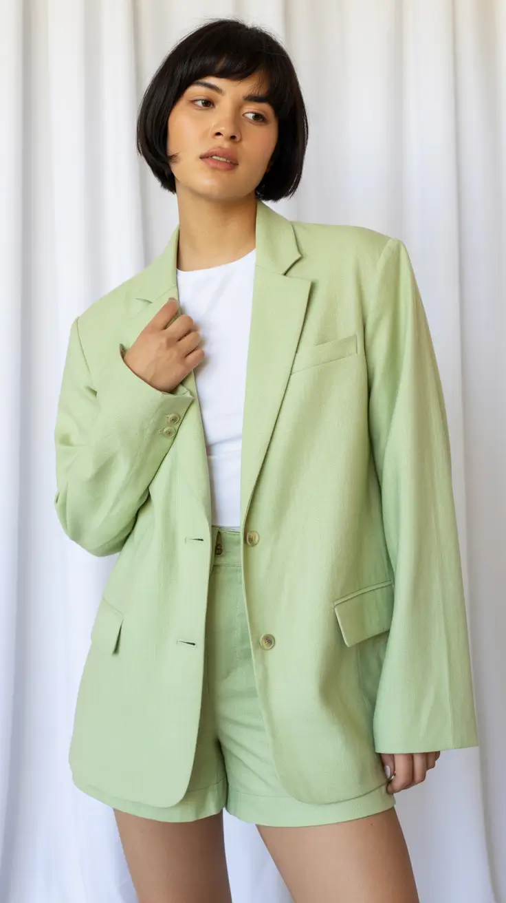 2026 Pastel Mint Suiting with Easy Warm-Weather Charm