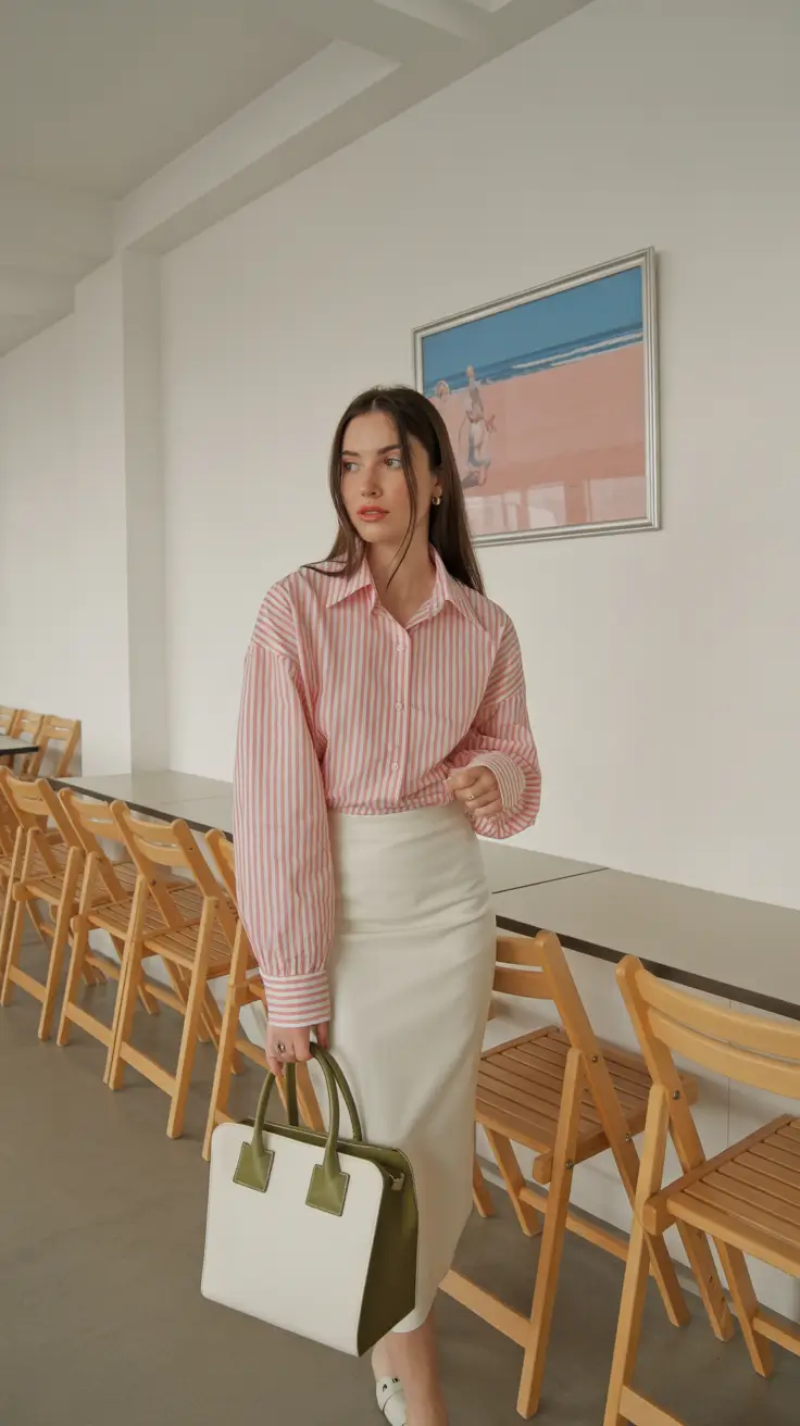 classy spring capsule wardrobe 2026 Soft Stripes and Creamy Neutrals for a Fresh Start